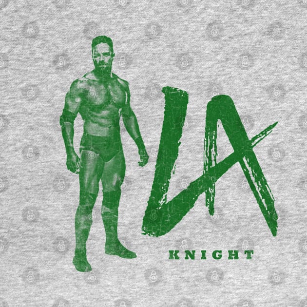 LA Knight #2 // green solid style by Loreatees